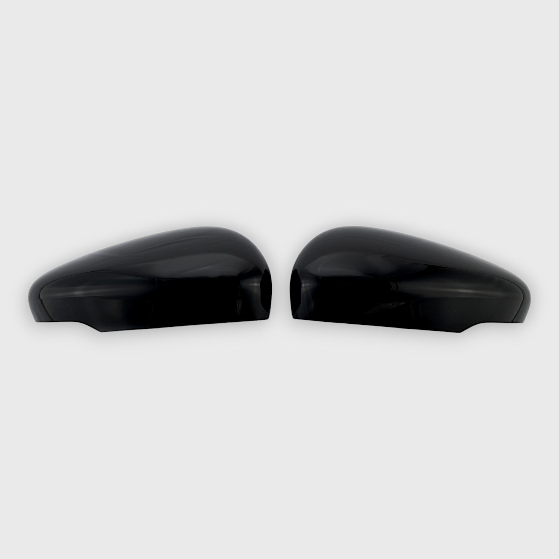 20-26 Ford Escape 2 Piece With Turn Signal Top Gloss Black Replacement Mirror Cover