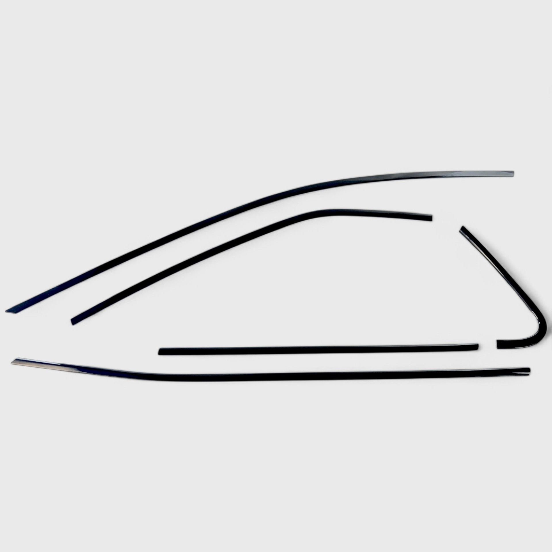 18-24 Toyota Camry 10 Piece Gloss Black Tape-on Window Trim Set