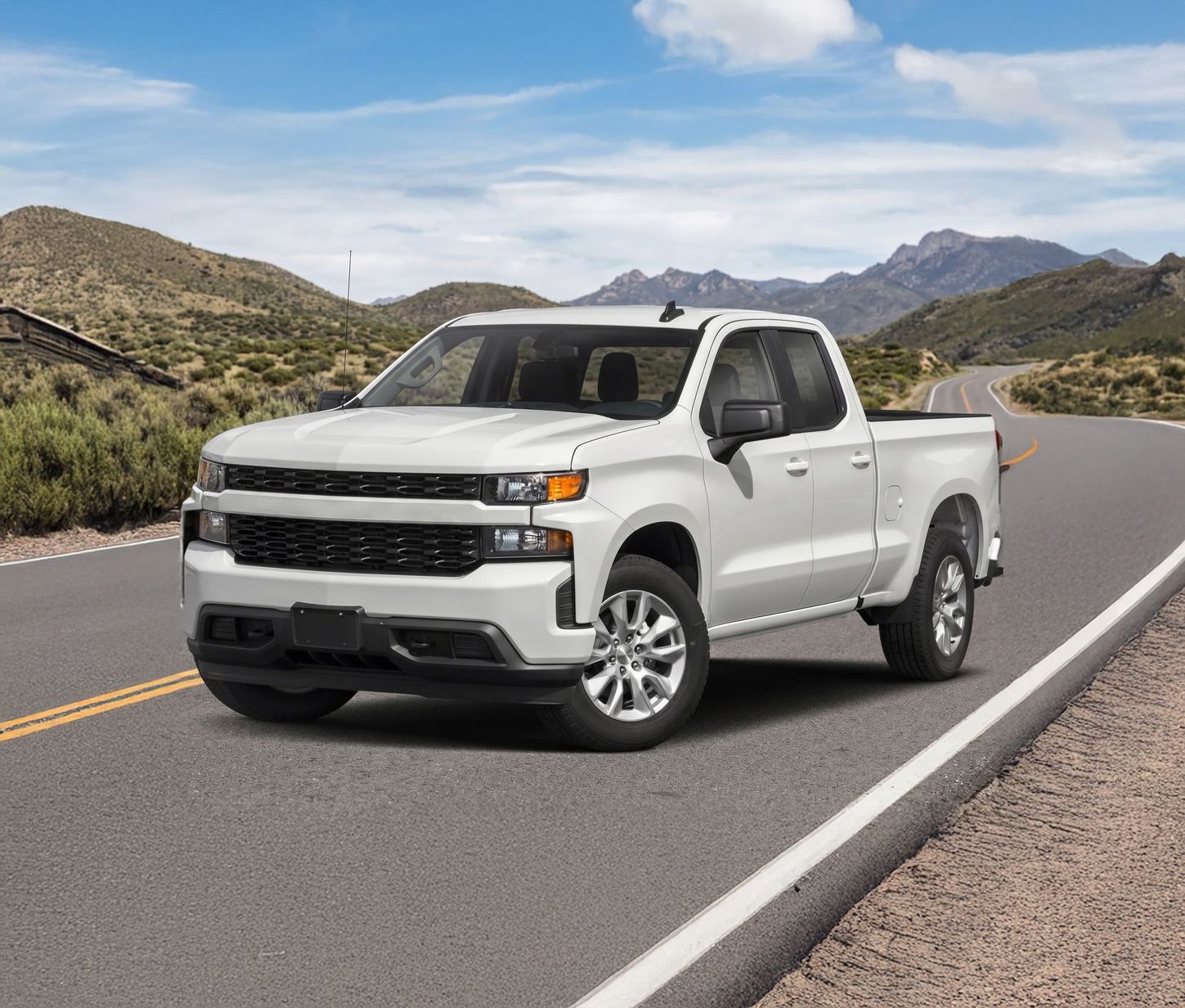 Chevrolet Silverado 1500 (2019-2021) WSK737-20BLK ABS6593BLK DH6310BLK DH6315BLK MC6327BLK CCAP6800BLK SM6103BLK Before