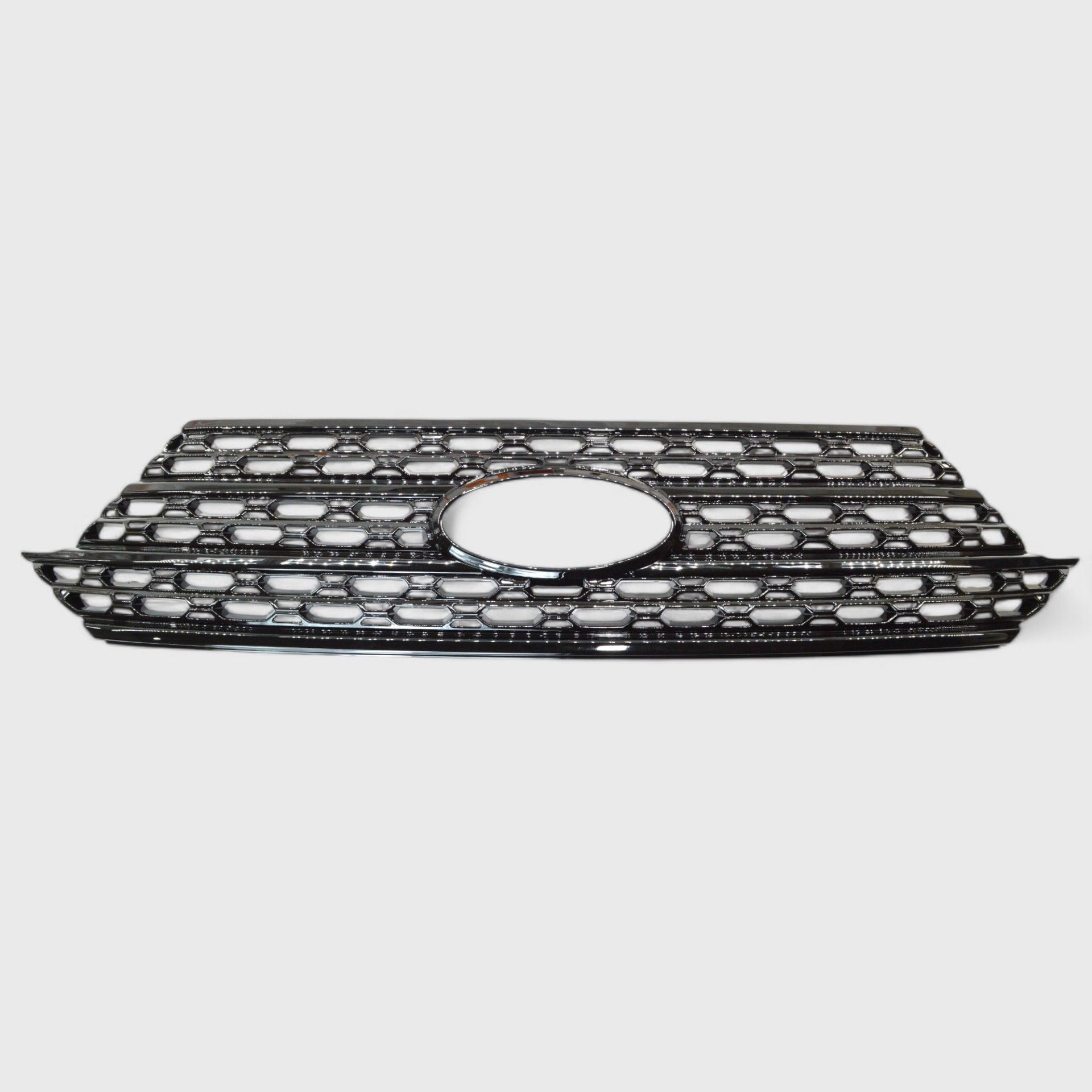 20-24 Ford Explorer Base/XLT Does not fit grille with Camera 1 Piece Gloss Black Snap-on W/Tape Grille Overlay