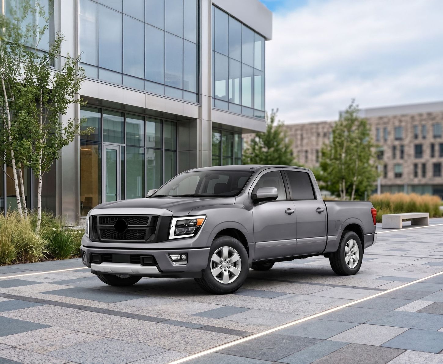 Nissan Titan 2017-2024 MC6297BLK DH6273BLK SM6105BLK Before