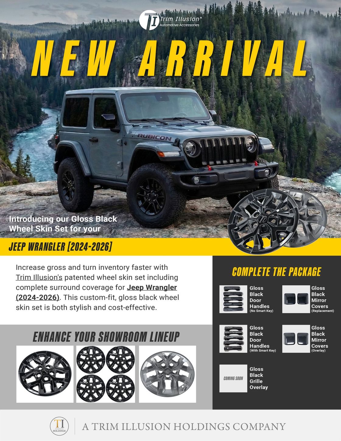 WSK852-17BLK (Jeep Wrangler 24-25) New Arrival Flyer