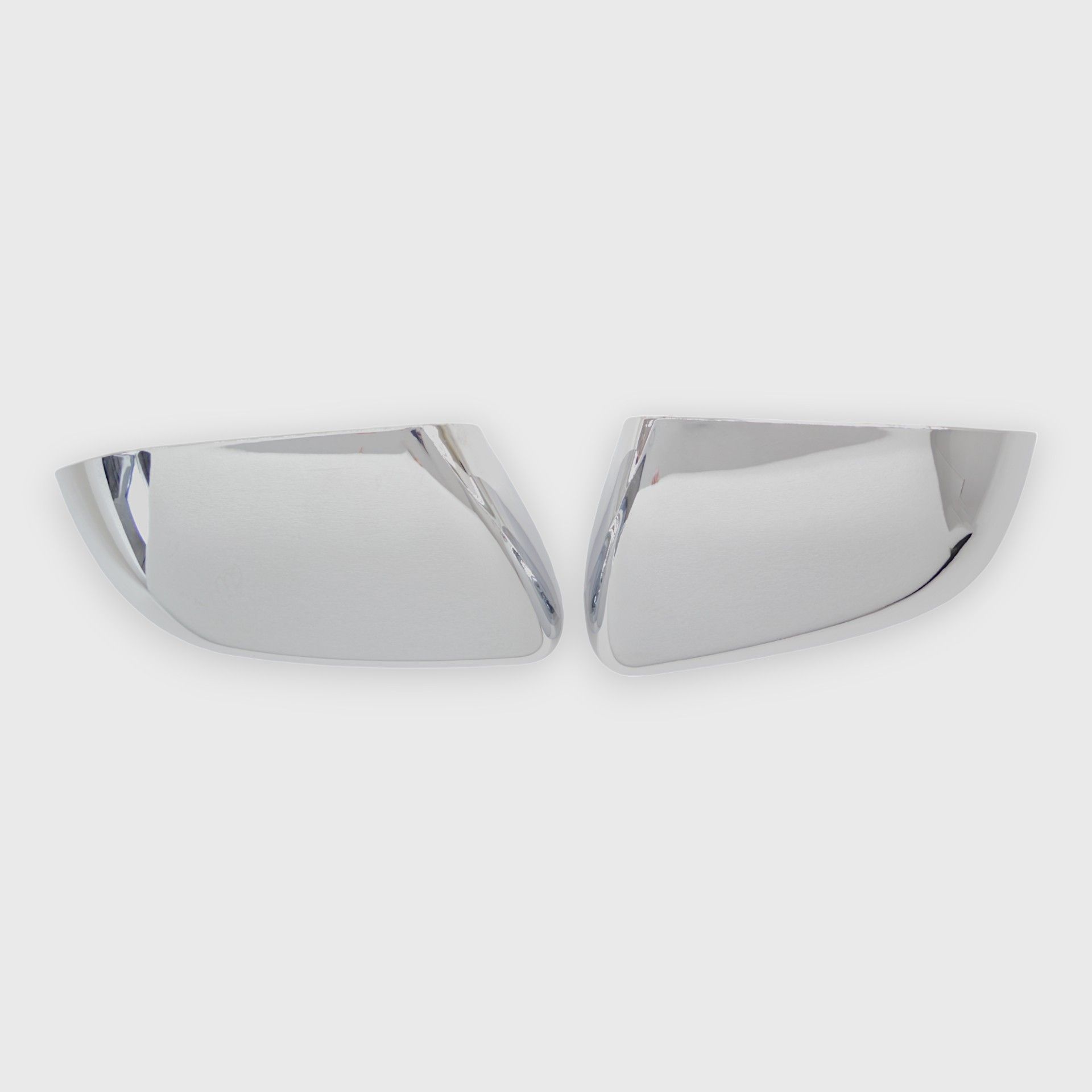 20-24 Ford Explorer 2 Piece No Turn Signal Top Chrome Tape-on Mirror Cover