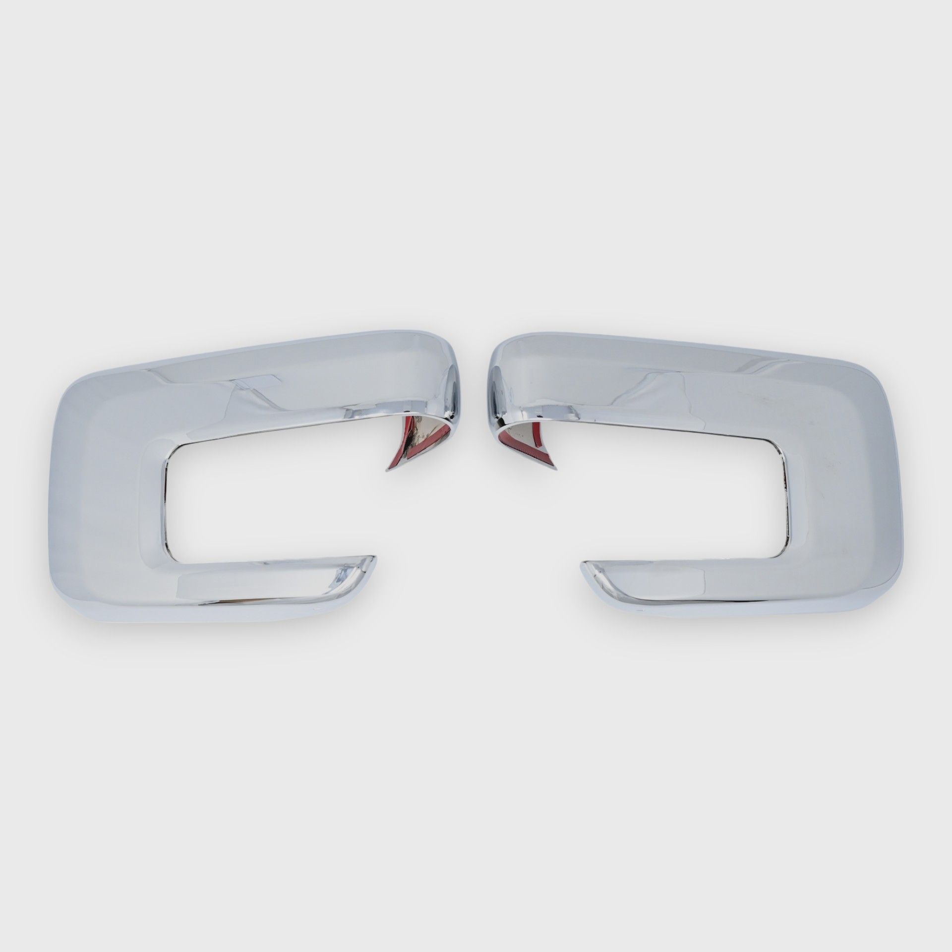 21-26 Ford F-150, 22-26 Ford F-150 Lightning No Camera 2 Piece No Turn Signal Chrome Tape-on Mirror Cover