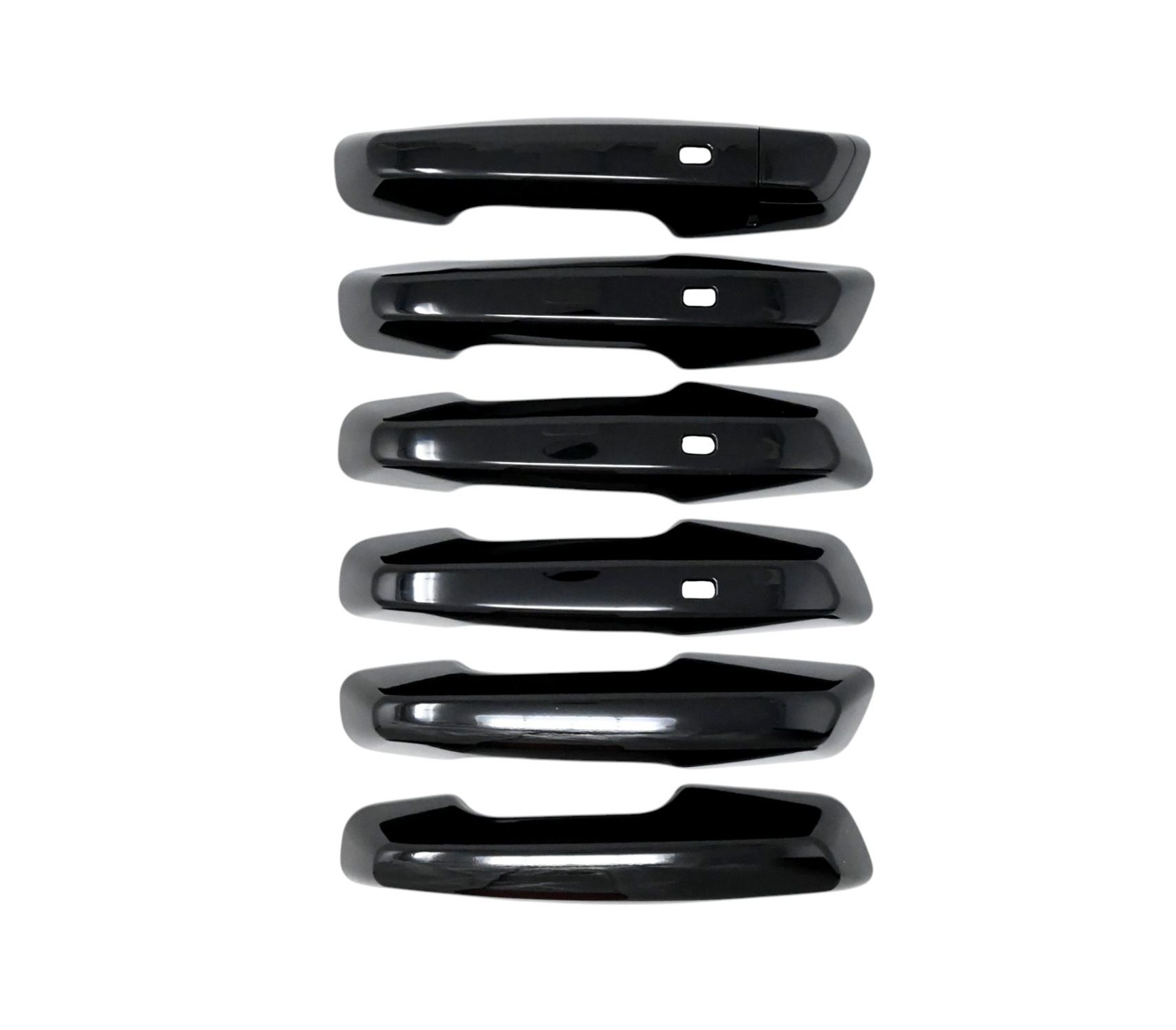 24-26 Chevrolet Equinox/Traverse/Blazer EV, 24-26 Acura ZDX, 24-26 Honda Prologue, 24-26 GMC Acadia, 25-26 GMC Terrain, 25-26 Buick Enclave W/ Smart Key 7 Piece Gloss Black Snap-on W/Tape Patented Door Handle Cover