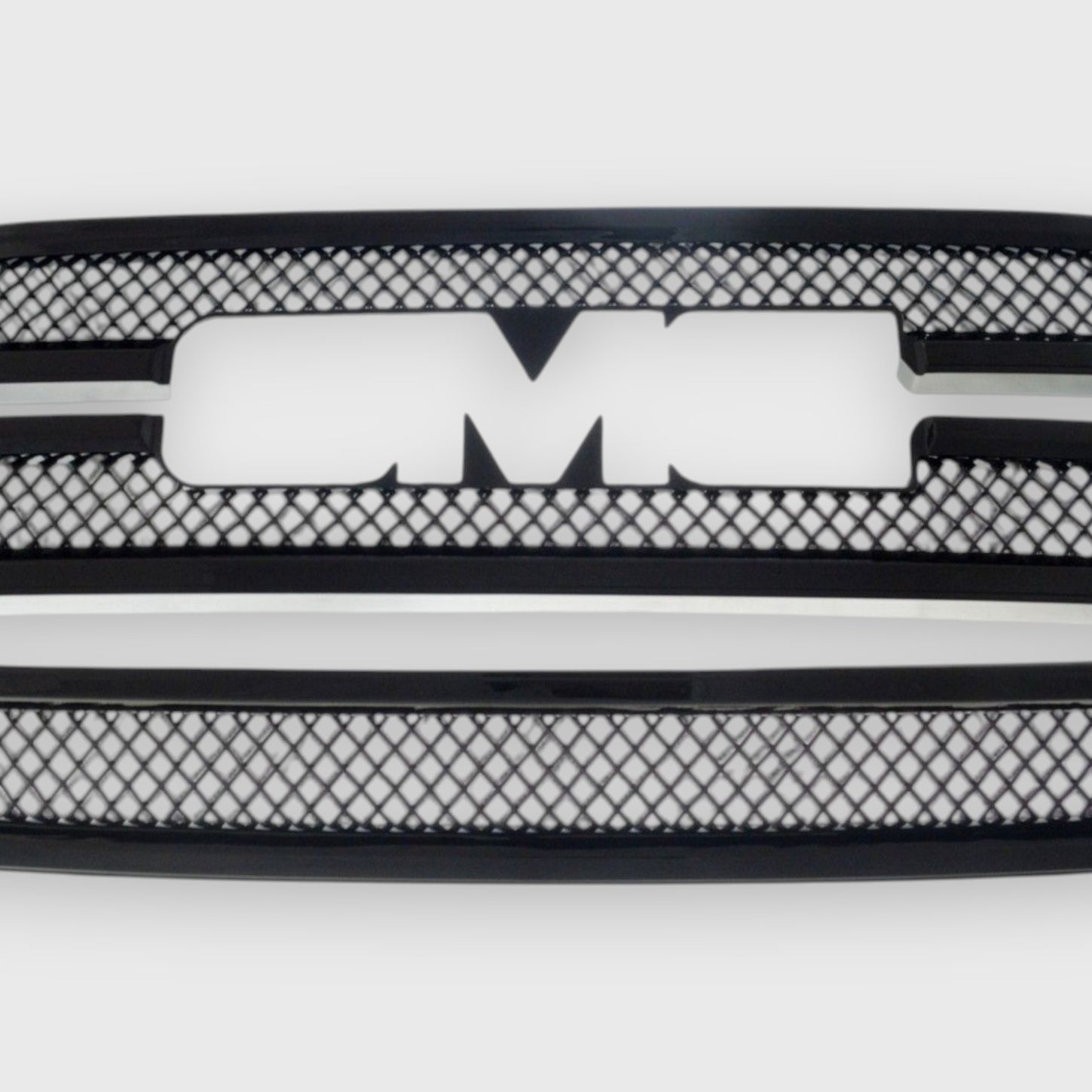 ABS6446BLK Gloss Black Grille Overlay for 16-18 GMC Sierra
