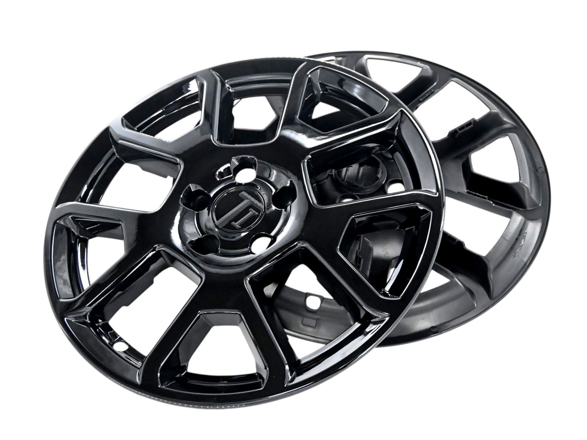 19-24 Jeep Renegade 8 Piece Gloss Black Snap-on Wheel Skin Set