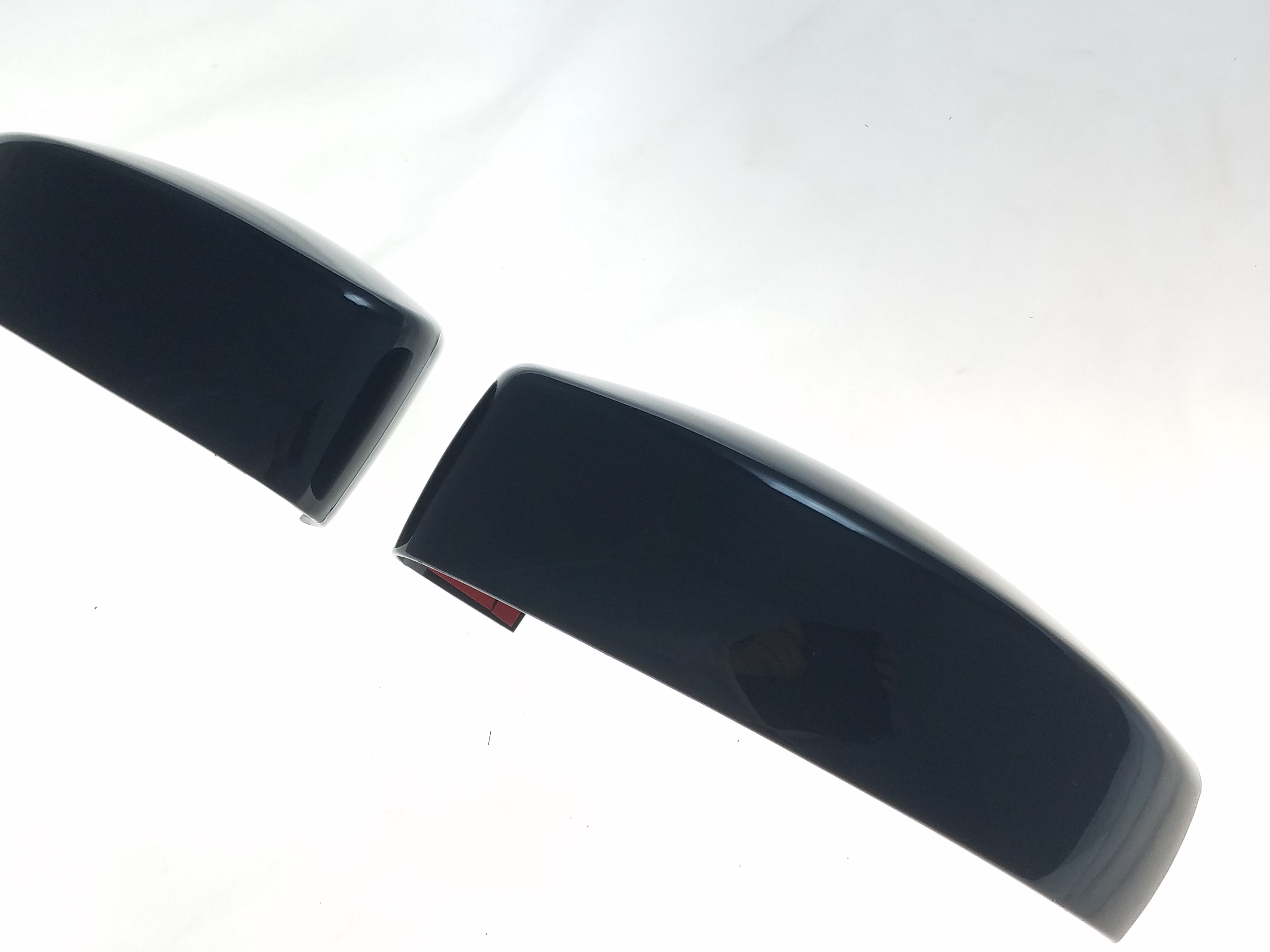 Trim Illusion Side Mirror Covers Black Top 2 Piece
