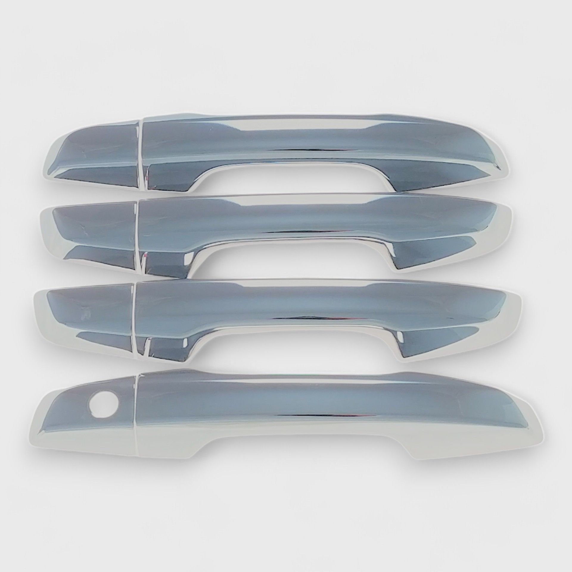 17-22 Honda CR-V No Smart Key 8 Piece Chrome Snap-on W/Tape Patented Door Handle Cover