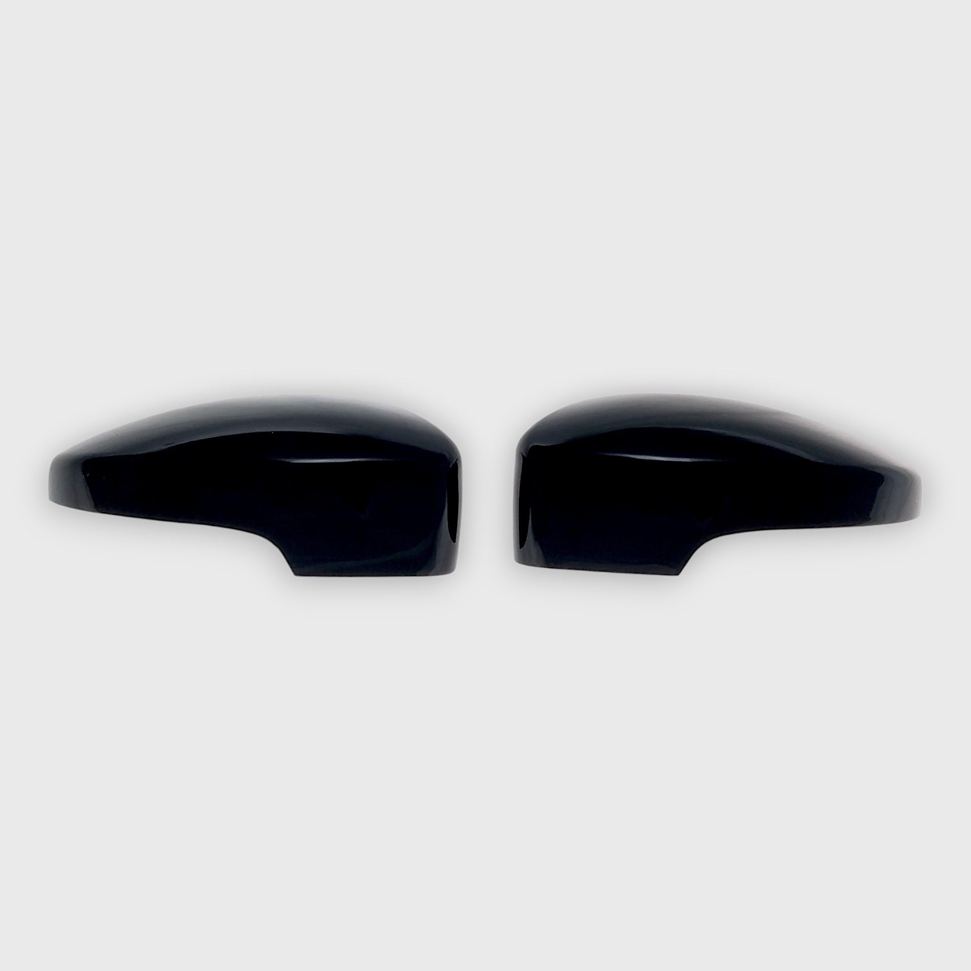 12-18 Ford Focus, 13-16 Ford Escape, 13-18 Ford C-Max 2 Piece With Turn Signal Top Gloss Black Tape-on Mirror Cover