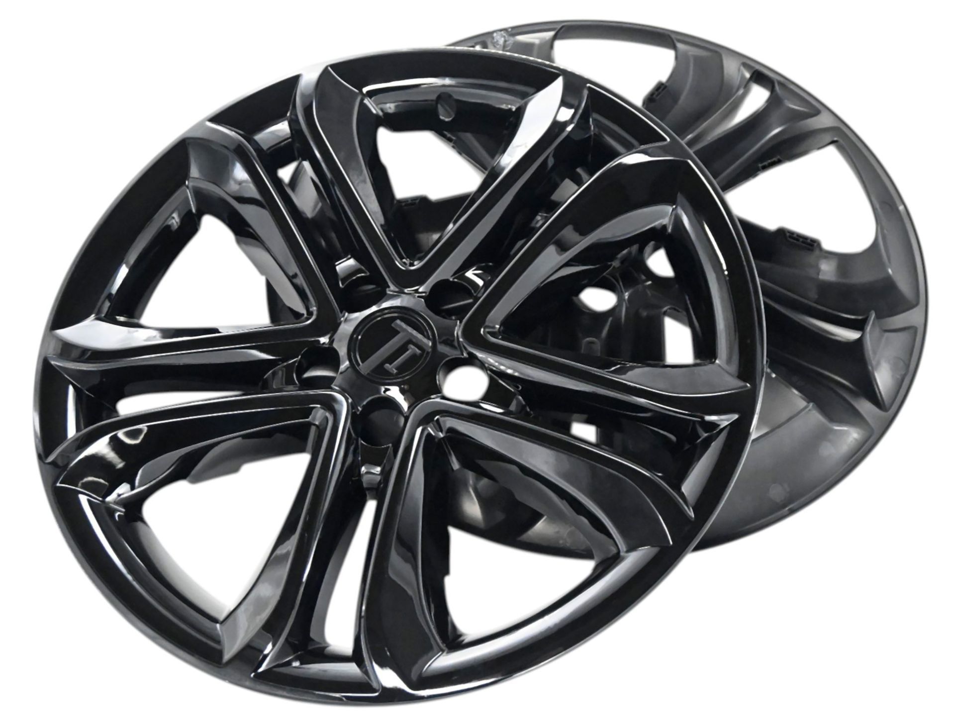 19-21 Ford Edge 4 Piece Gloss Black Snap-on Wheel Skin Set
