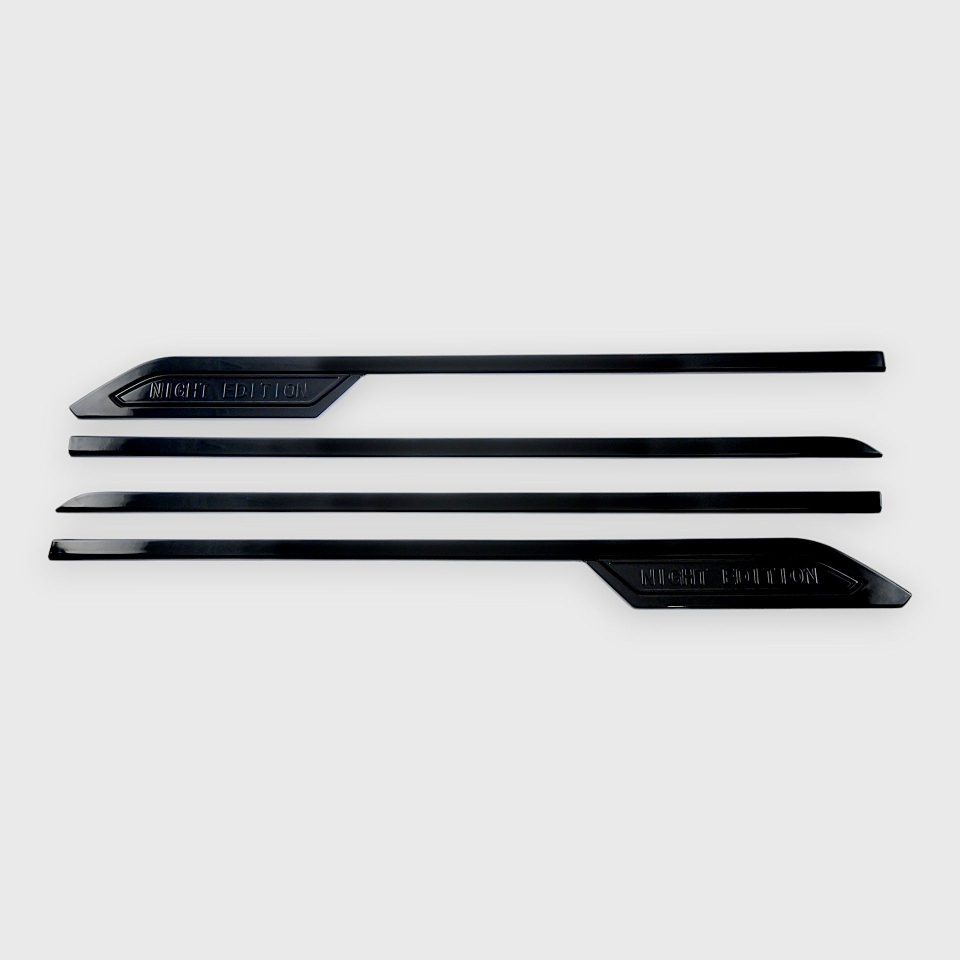 22-26 Toyota Tundra 4 Piece Gloss Black Tape-on Door Molding Set
