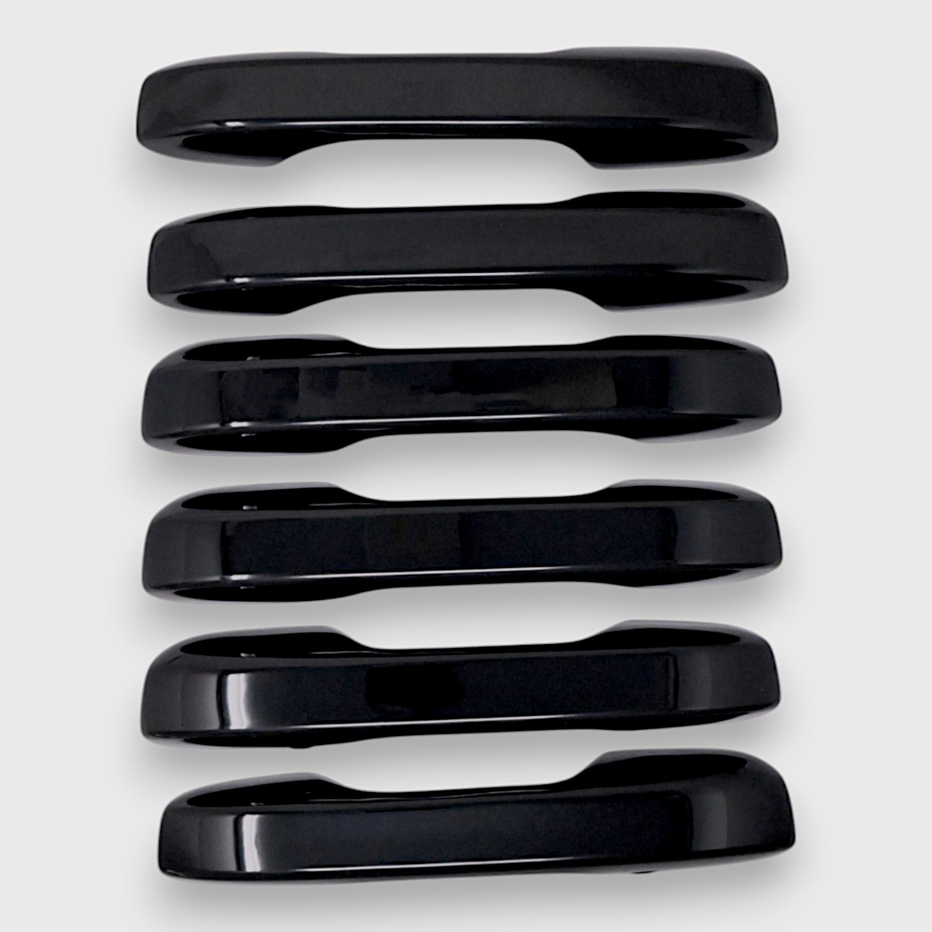 22-26 Honda Civic, 23-26 Honda HR-V/CR-V, 24-26 Honda Accord, 24-26 Acura Integra Works over Keyless Sensors 6 Piece Gloss Black Snap-on W/Tape Patented Door Handle Cover