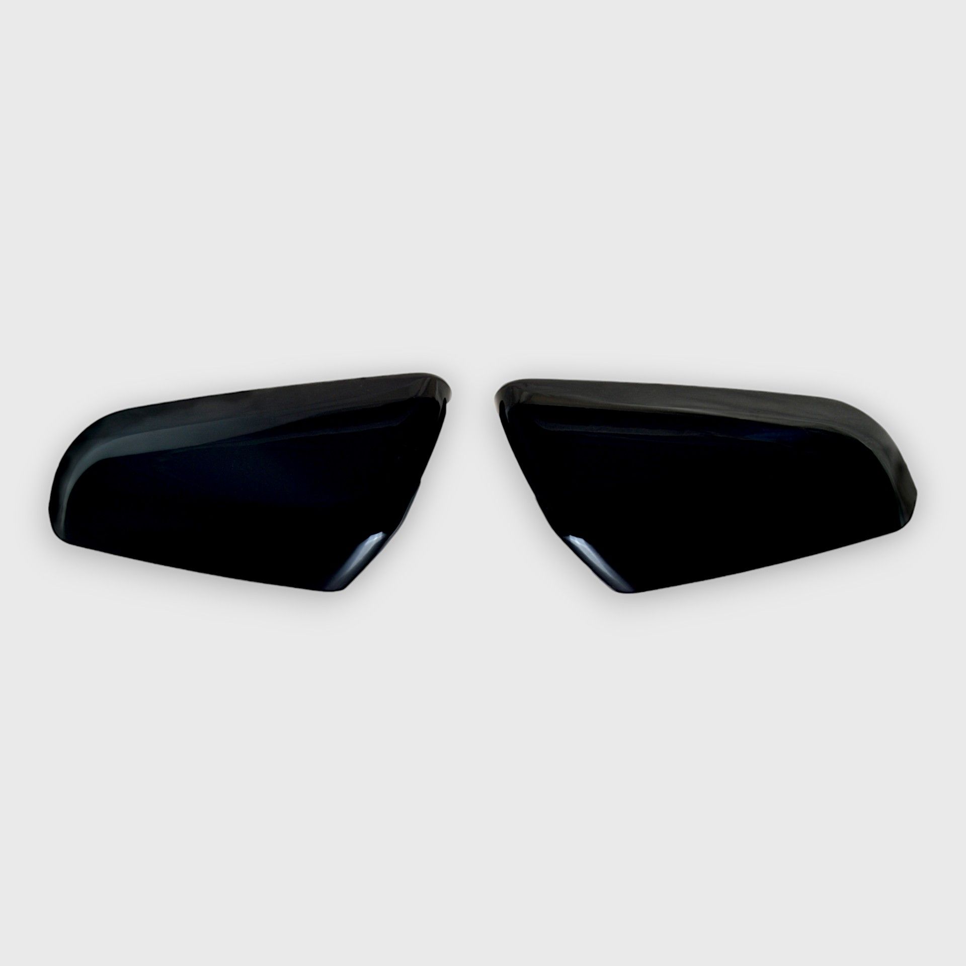 18-24 Chevrolet Equinox, 18-24 GMC Terrain 2 Piece Top Gloss Black Tape-on Mirror Cover