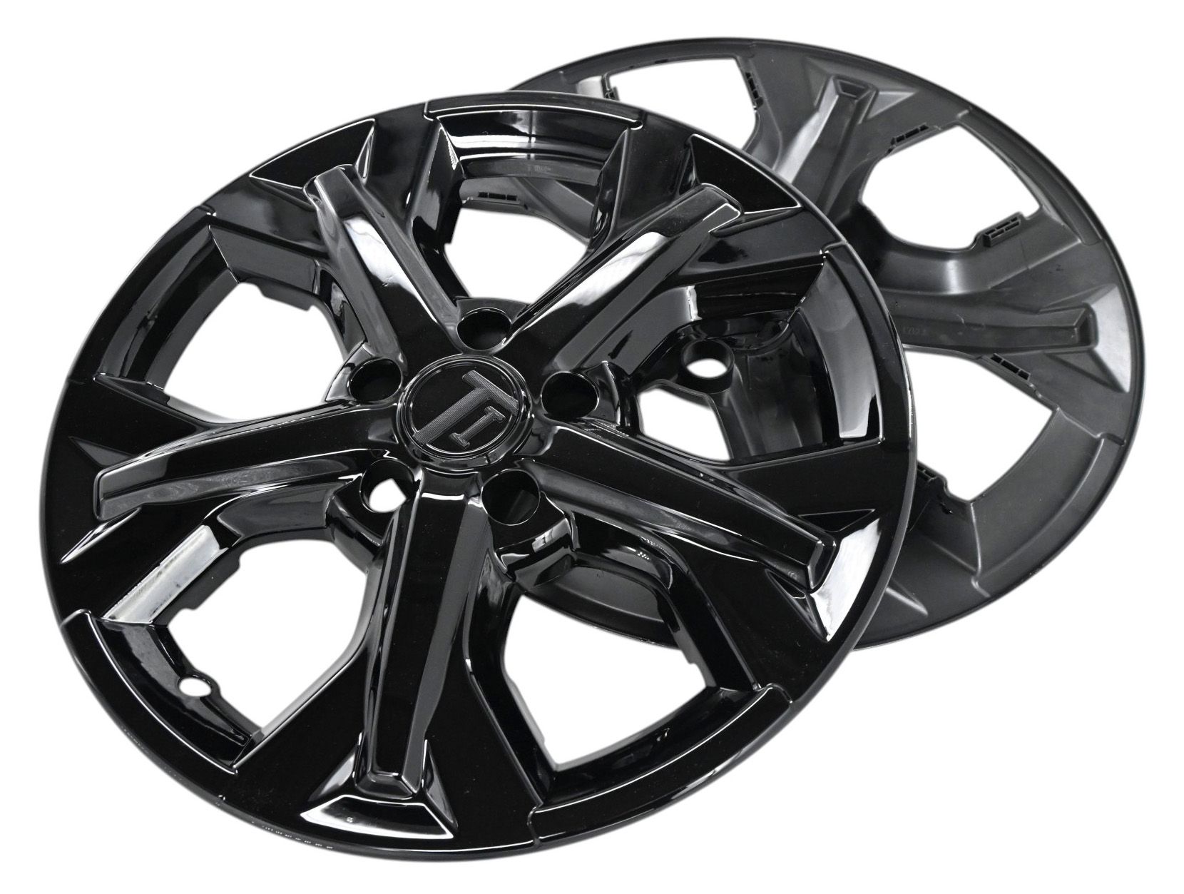 23-26 Honda HR-V 8 PCS Gloss Black Snap-on Wheel Skin Set