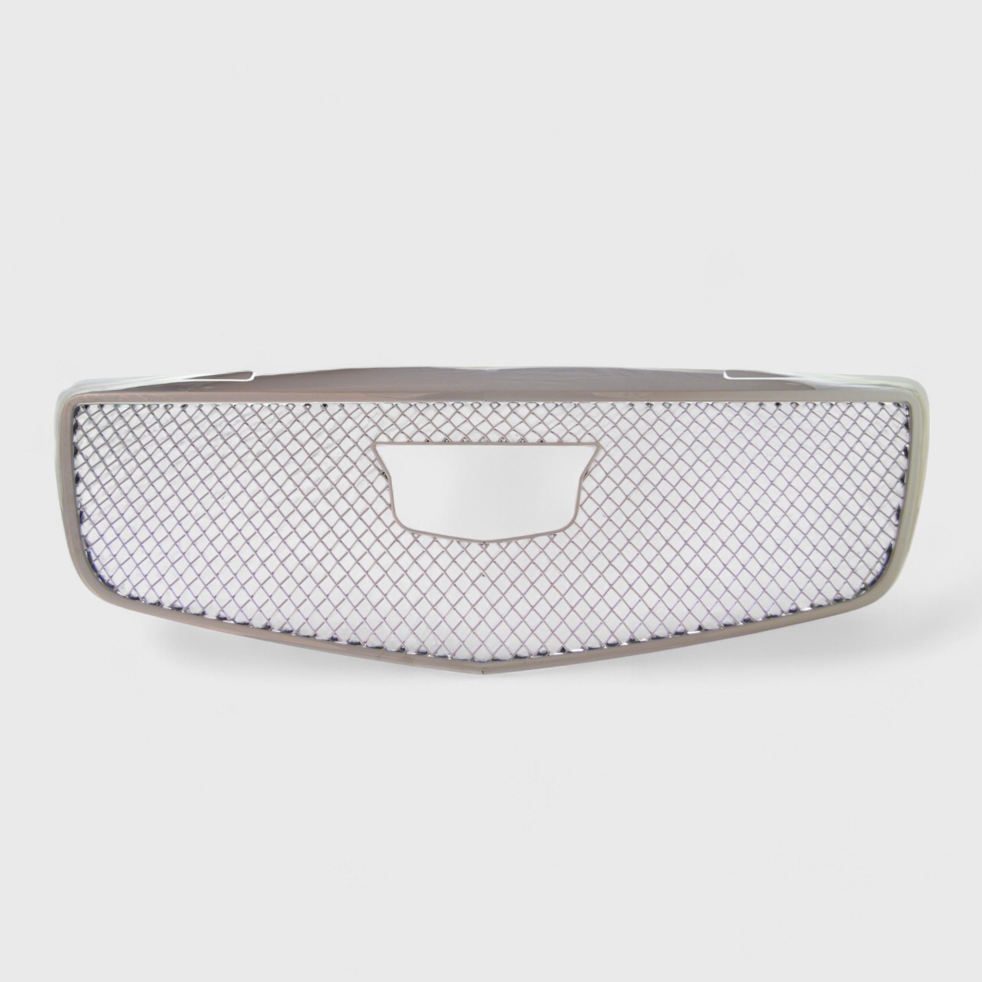 15-19 Cadillac ATS 1 Piece Mesh Chrome Tape-on Grille Overlay