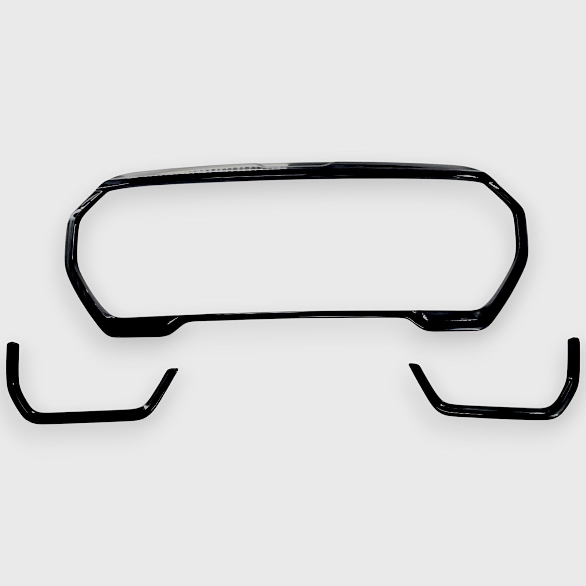22-24 GMC Terrain SLE 3 Piece Gloss Black Tape-on Grille Overlay
