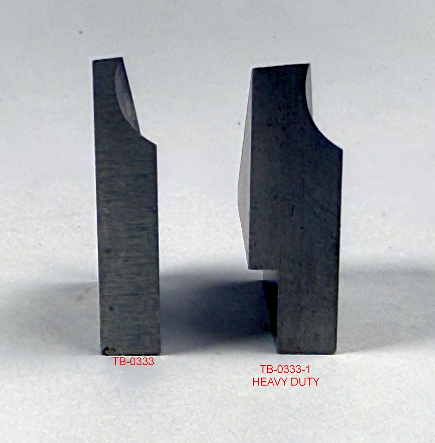TB-0333 vs -1 side label
