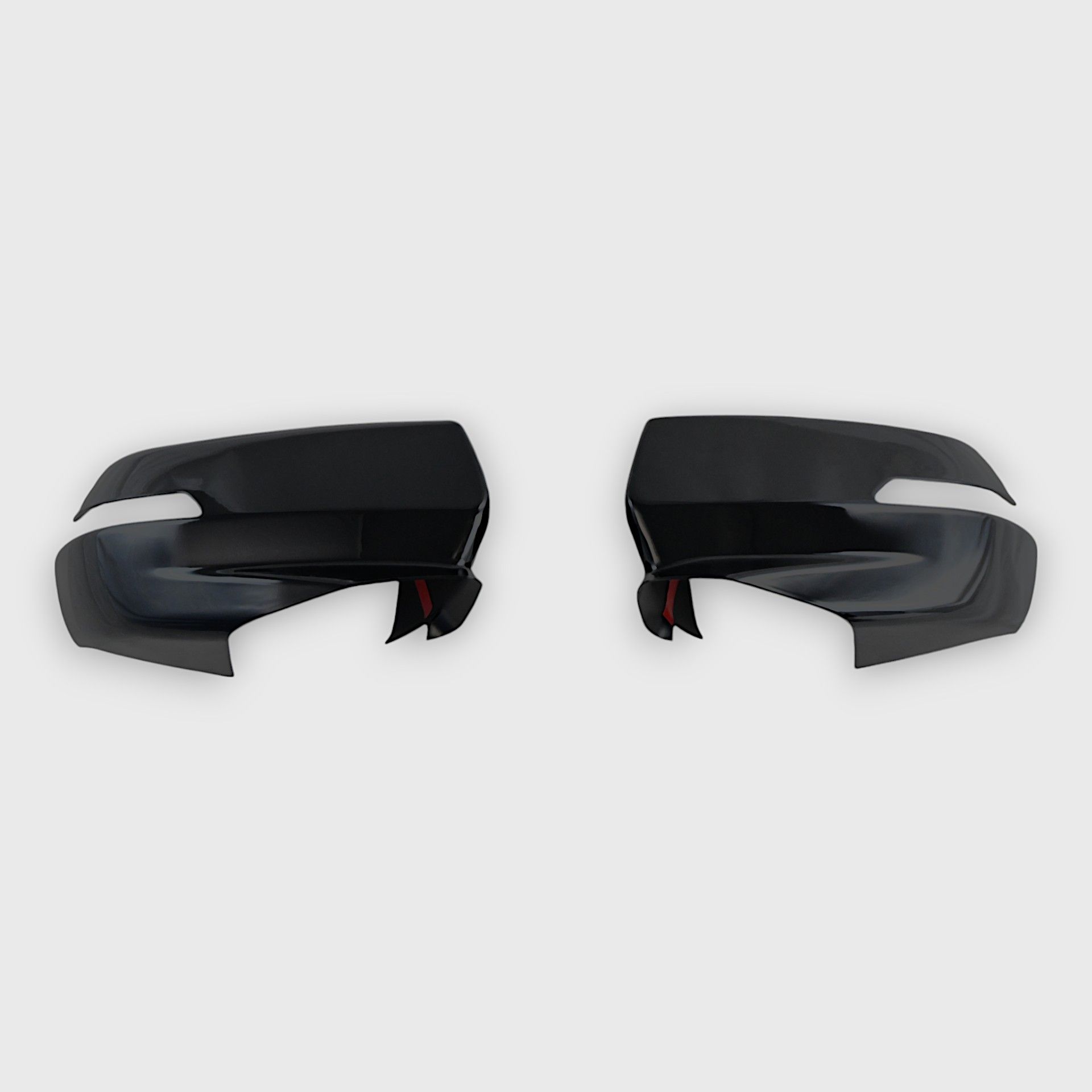 17-25 Cadillac XT5, 19-23 Cadillac XT4, 20-25 Cadillac XT6, 19-25 Chevrolet Blazer, 24-25 Honda Prologue, 24-25 Acura ZDX 4 Piece With Turn Signal Full Gloss Black Tape-on Mirror Cover