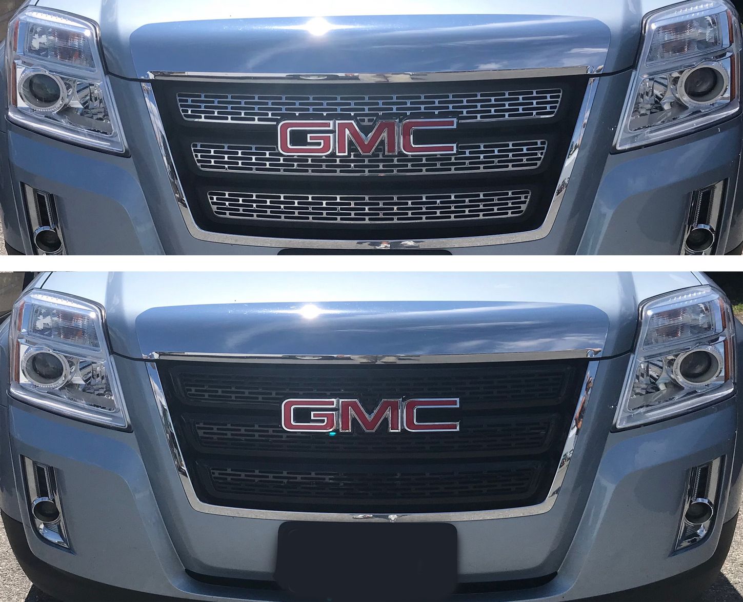 ABS6401BLK Gloss Black Patented Grille Overlay for 10-15 GMC Terrain — SES  Trims