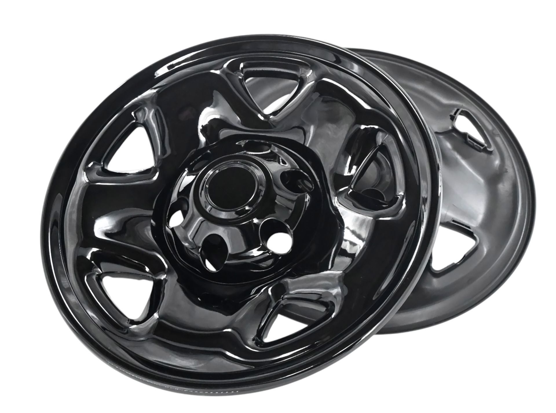 06-23 Toyota Tacoma 4 Piece Gloss Black Snap-on Wheel Skin Set
