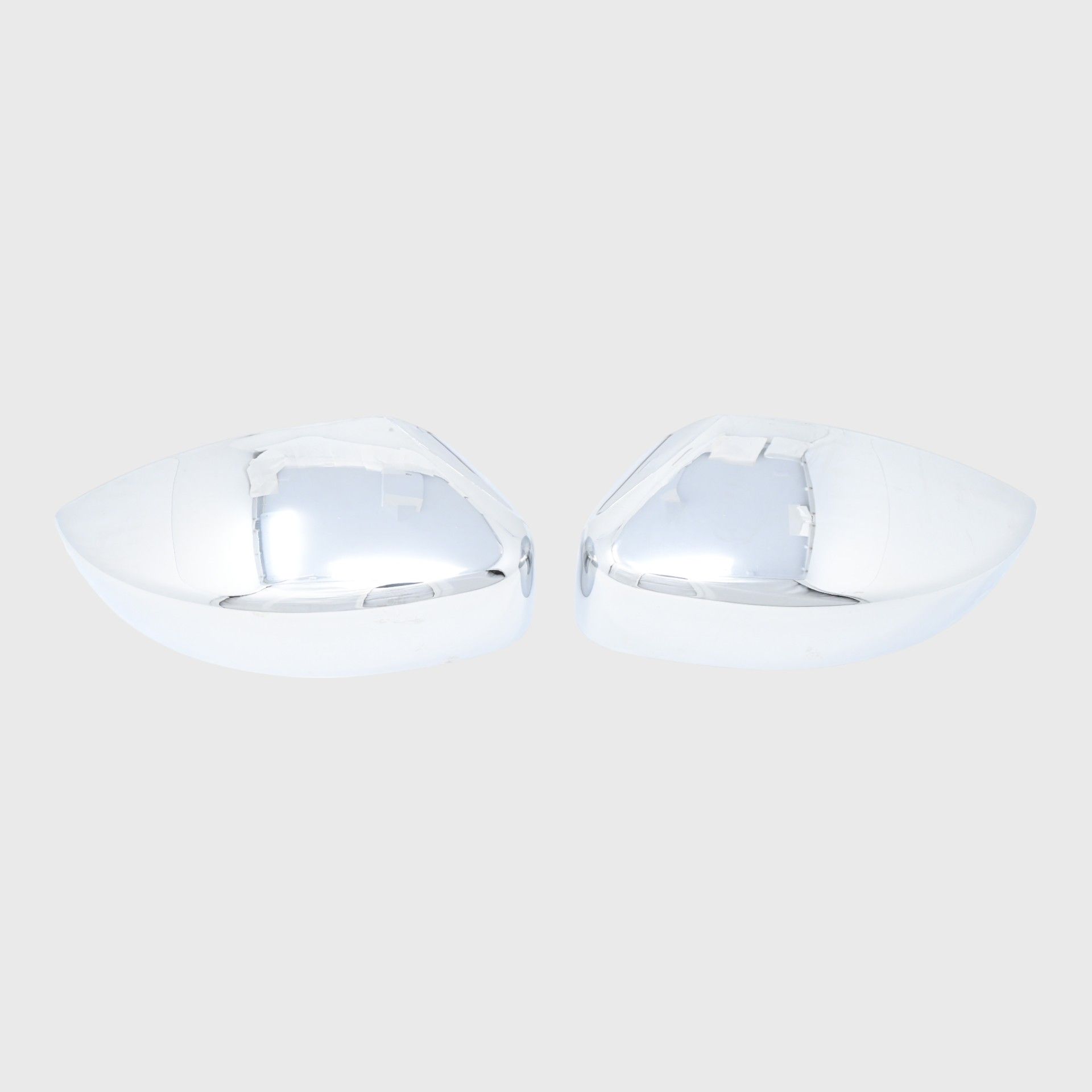 17-19 Ford Escape 2 Piece No Turn Signal Top Chrome Tape-on Mirror Cover