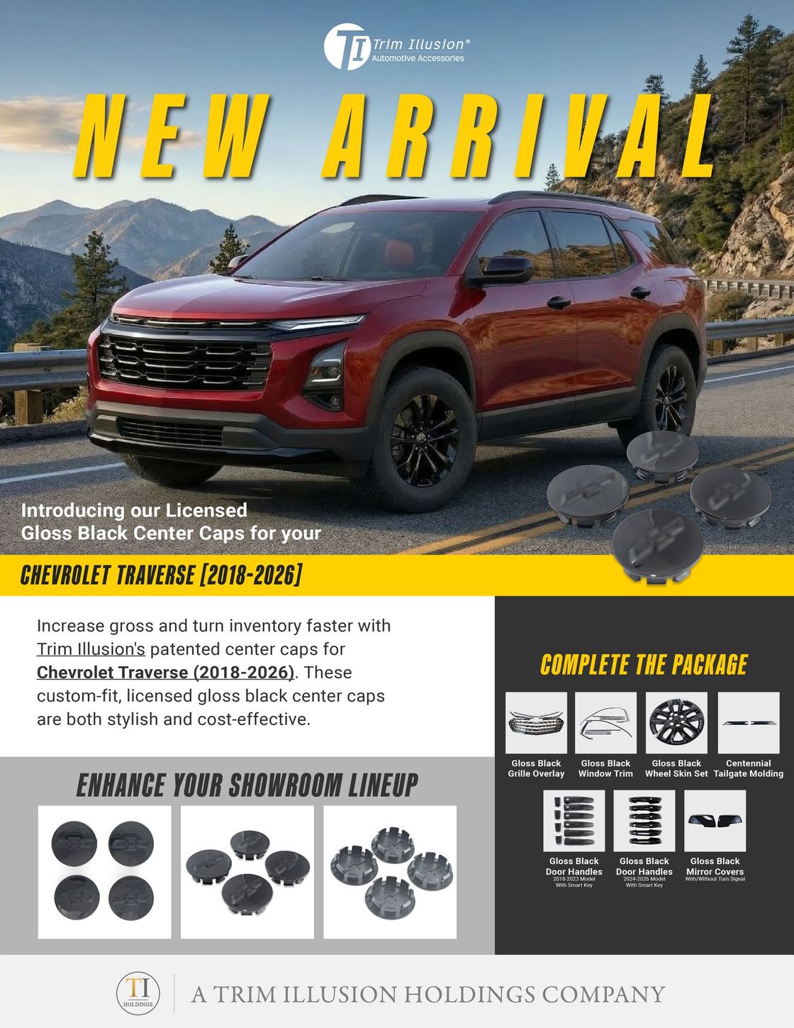 CCAP6808BLK (Chevrolet Traverse) New Arrival Flyer