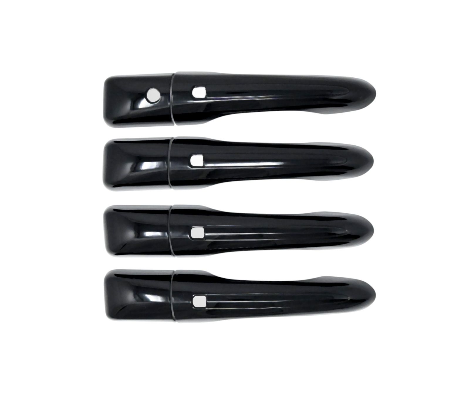 17-26 Chrysler Pacifica All doors W/Smart key 8 Piece Gloss Black Snap-on W/Tape Patented Door Handle Cover