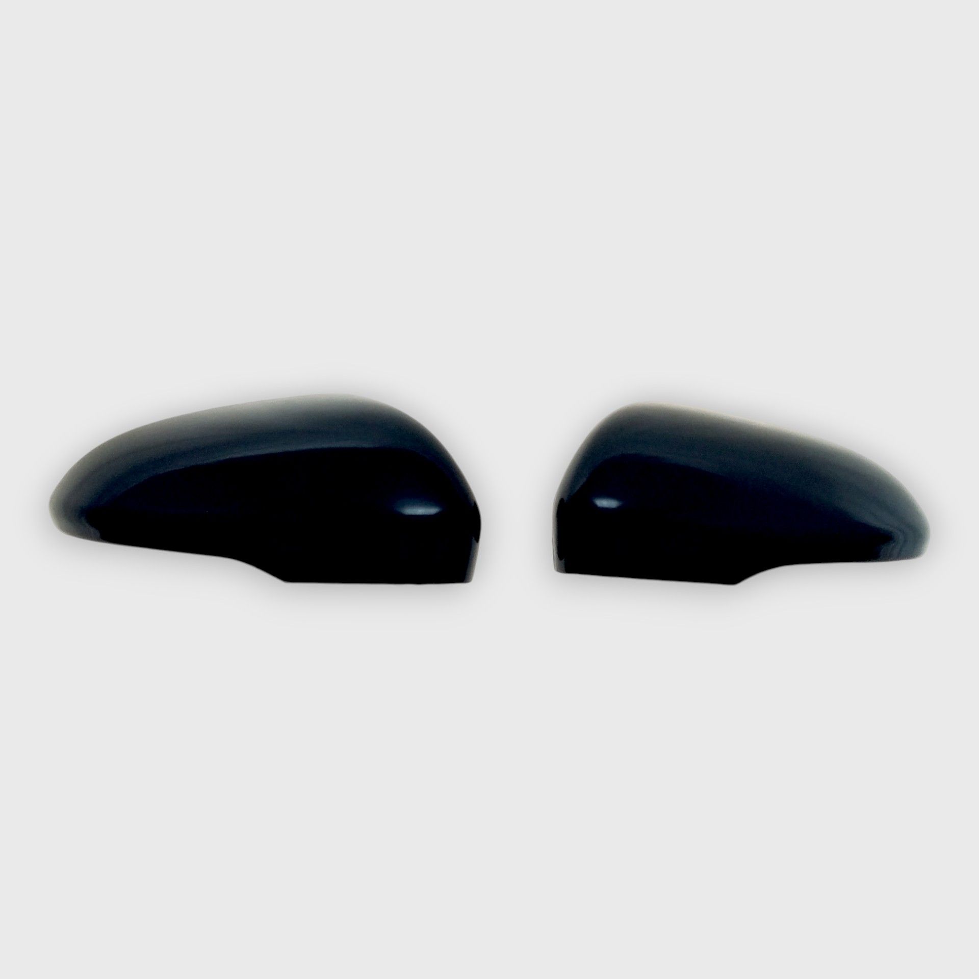 13-20 Ford Fusion 2 Piece With Turn Signal Top Gloss Black Tape-on Mirror Cover