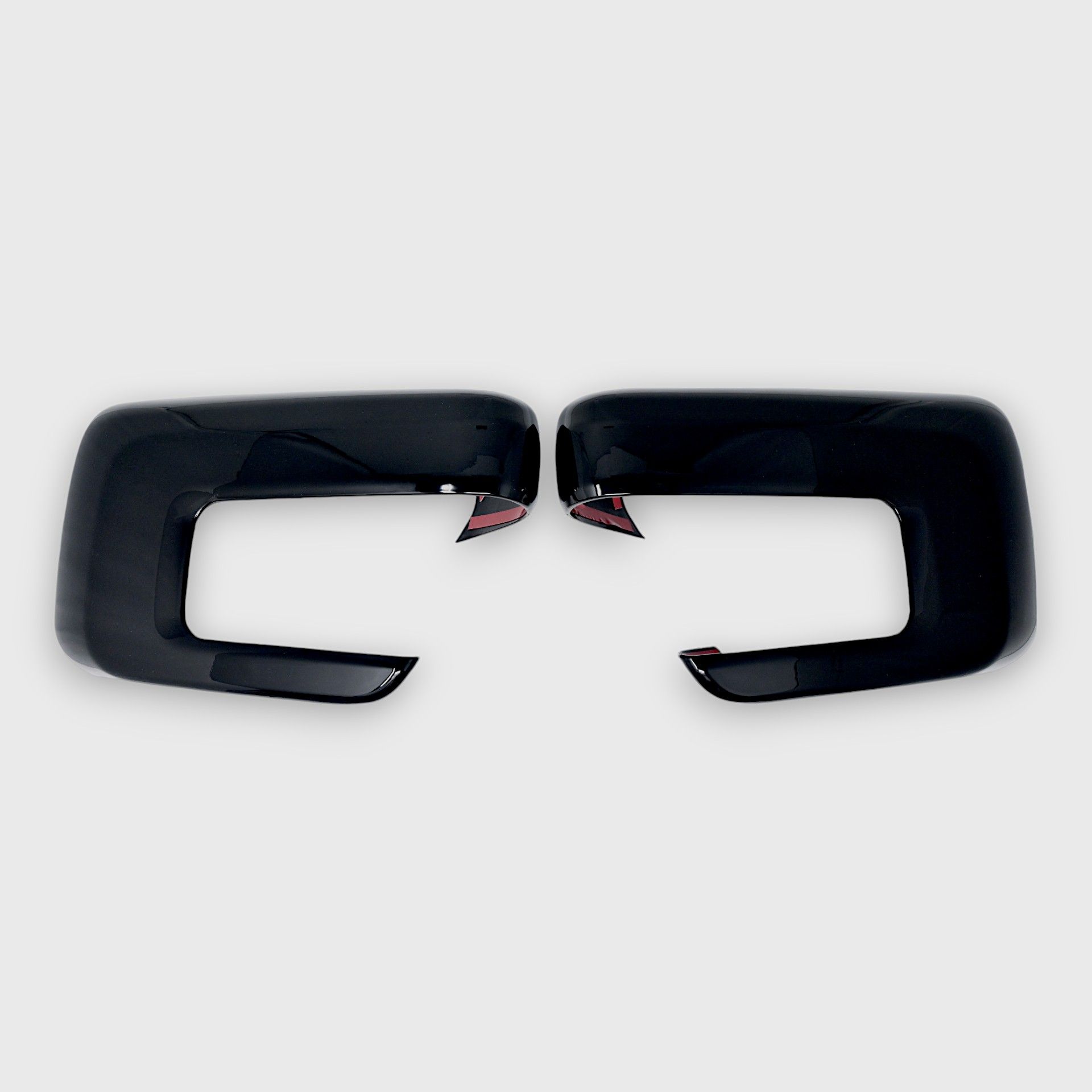 21-26 Ford F-150, 22-26 Ford F-150 Lightning With or W/O Camera 2 Piece With Turn Signal Gloss Black Tape-on Mirror Cover