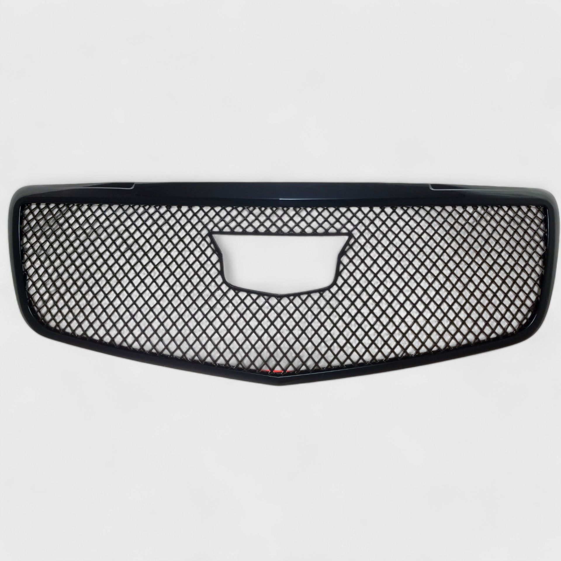 15-19 Cadillac ATS 1 Piece Gloss Black Tape-on Grille Overlay