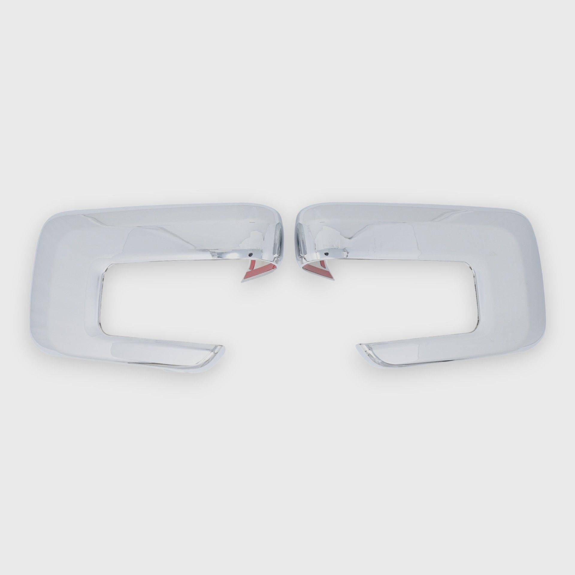 21-26 Ford F-150, 22-26 Ford F-150 Lightning With or W/O Camera 2 Piece With Turn Signal Chrome Tape-on Mirror Cover
