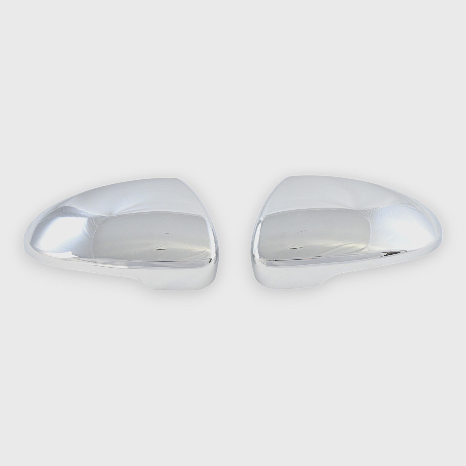 16-21 Hyundai Tucson 2 Piece With Turn Signal Top Chrome Tape-on Mirror Cover