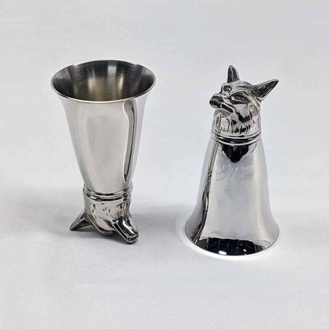 Stirrup Cup - Wolf — Final Polish: Bright, Engraving: No