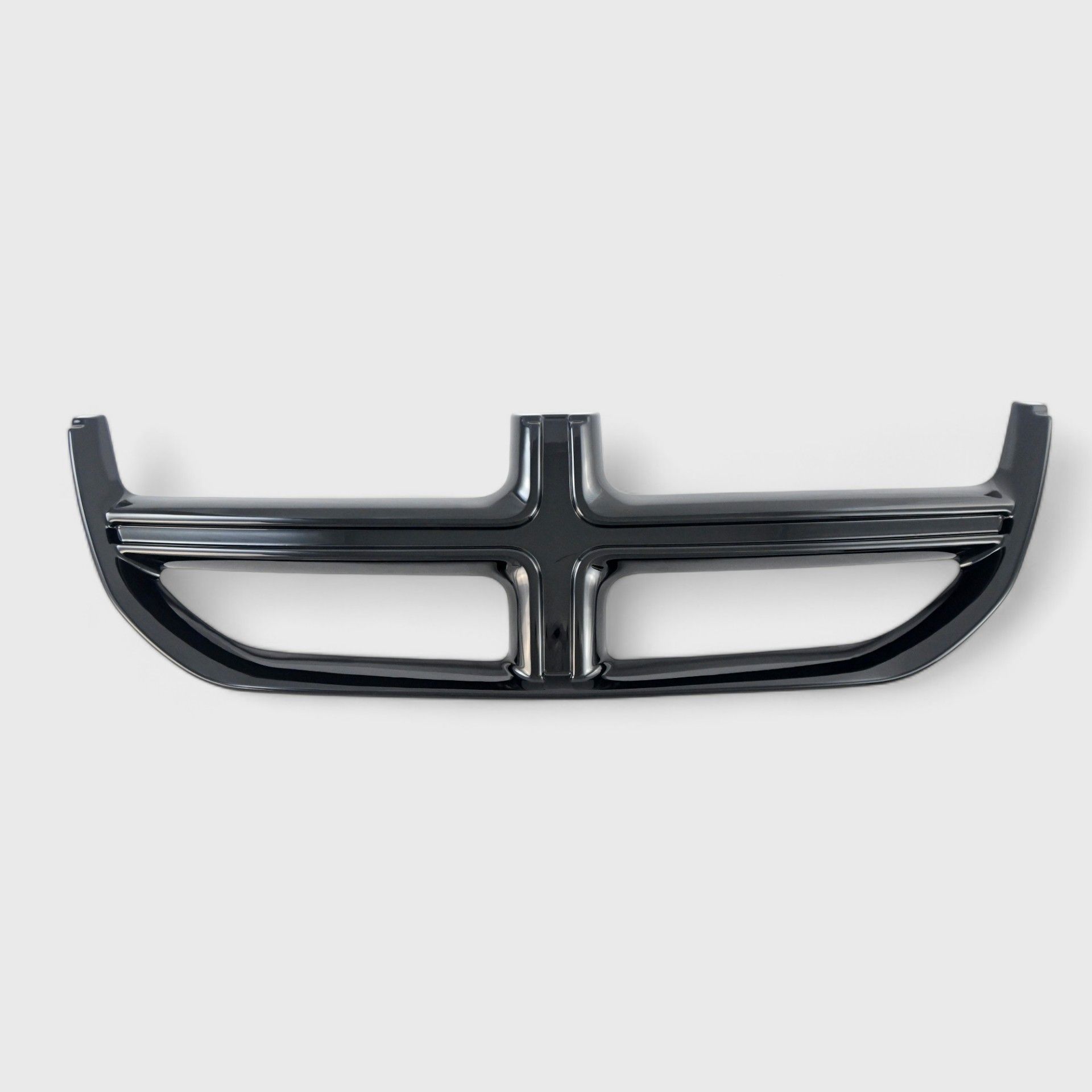 11-20 Dodge Grand Caravan 1 Piece Gloss Black Tape-on Grille Overlay