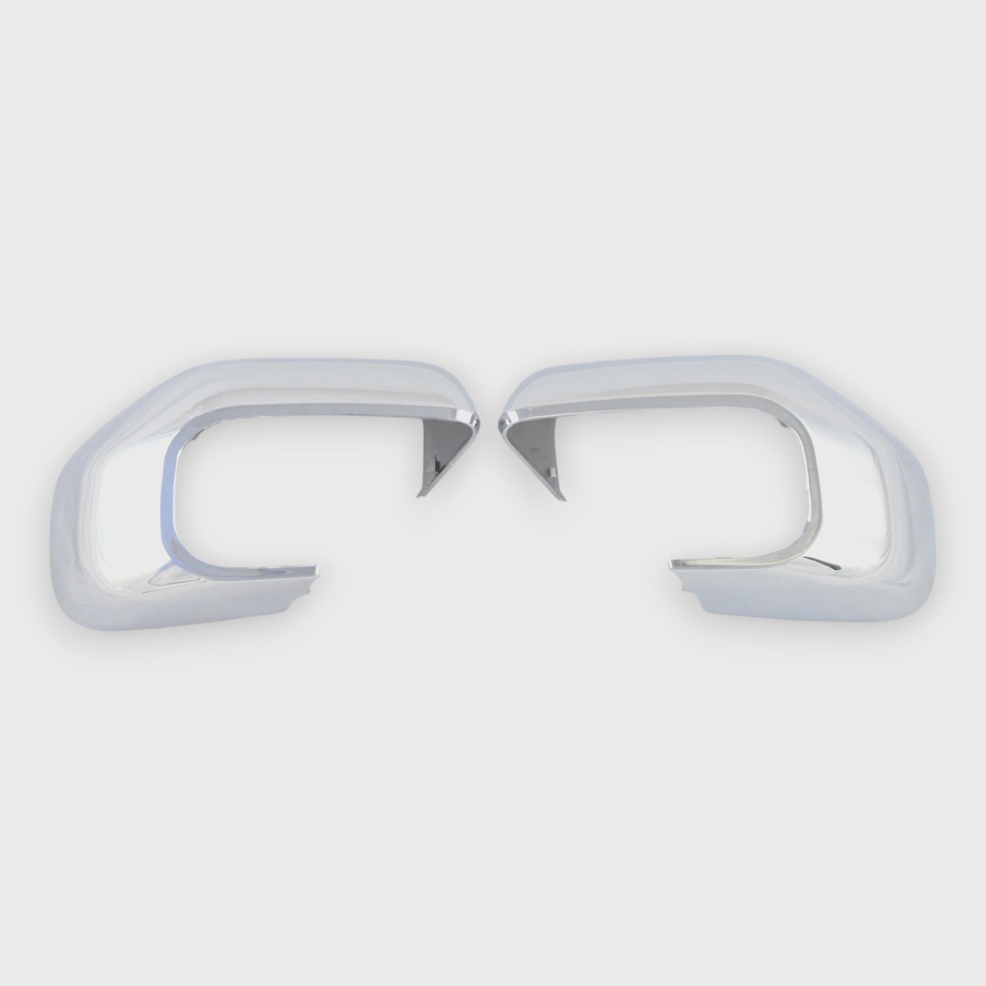 21-25 Ford Bronco Sport, 22-24 Ford Maverick 2 Piece No Turn Signal Top Chrome Replacement Mirror Cover
