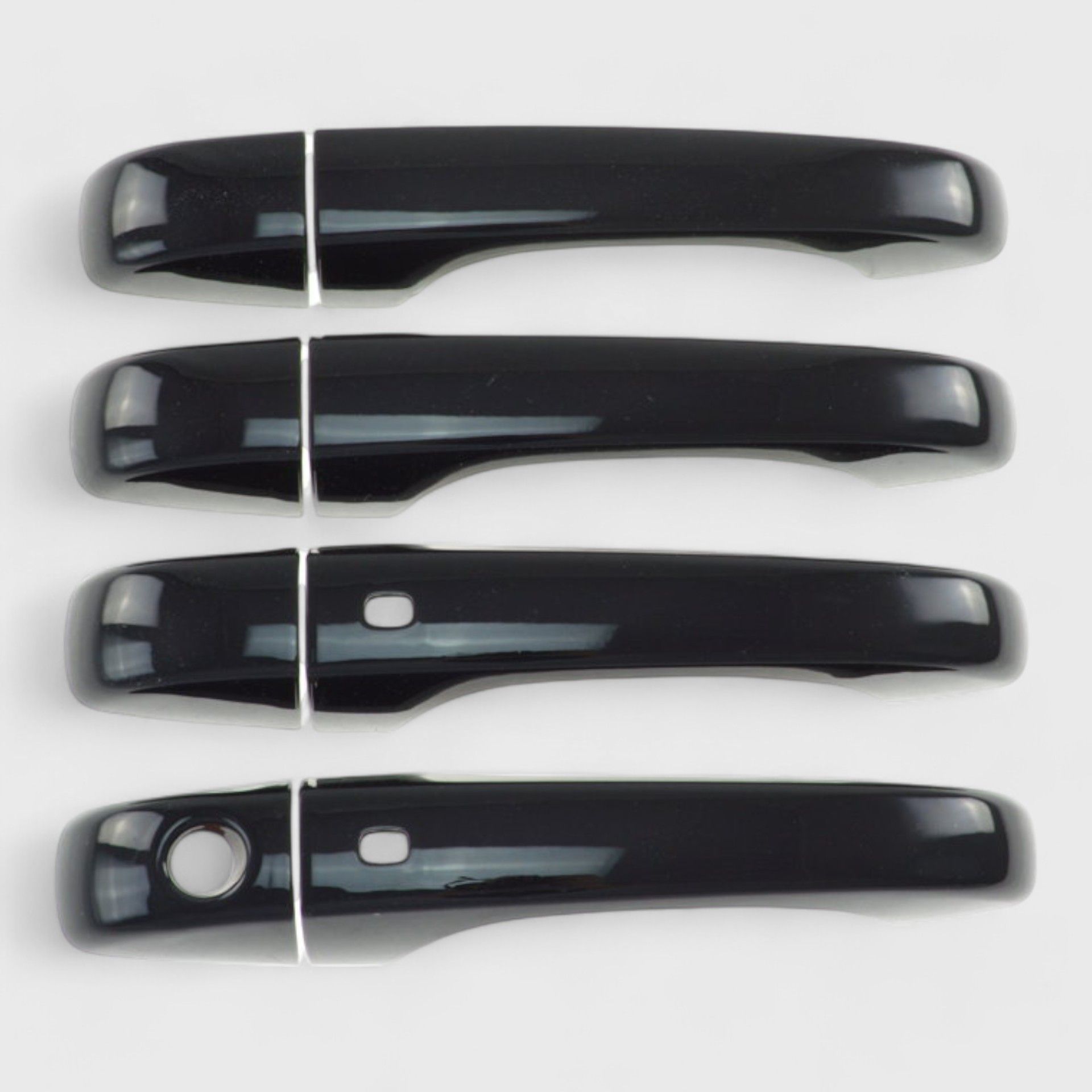11-14 Chrysler 200, 11-23 Chrysler 300, 13-20 Dodge Journey W/ Smart Key 8 Piece Gloss Black Snap-on W/Tape Patented Door Handle Cover