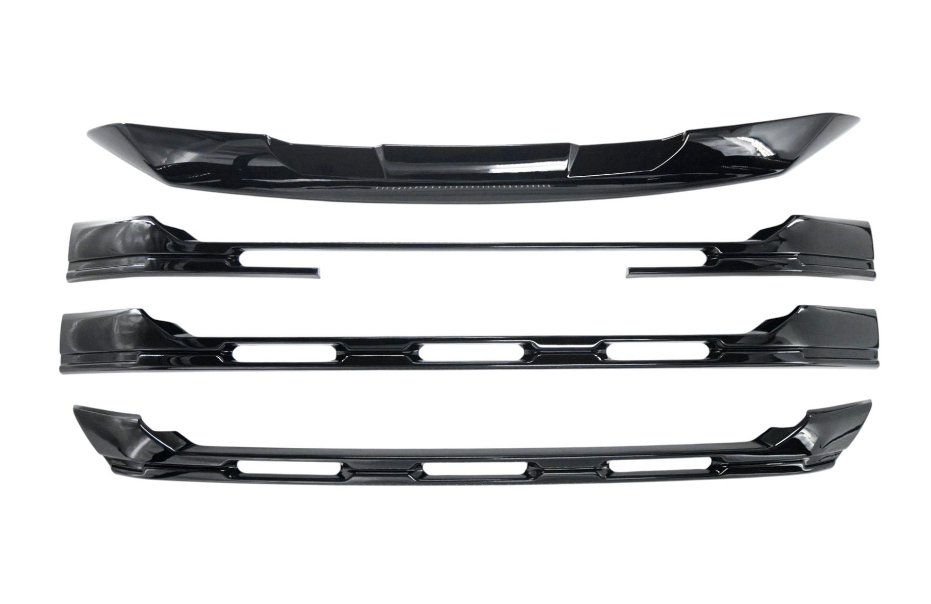 23-26 GMC Sierra 1500 SLE/PRO 4 Piece Gloss Black Tape-on Grille Overlay