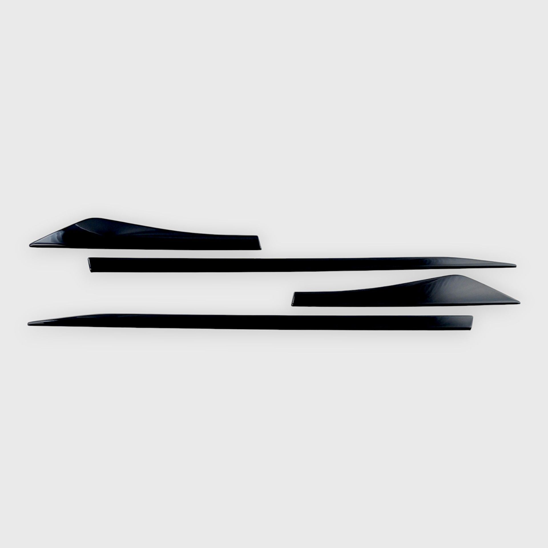 21-26 Nissan Rogue 4 Piece Gloss Black Tape-on Door Molding Set