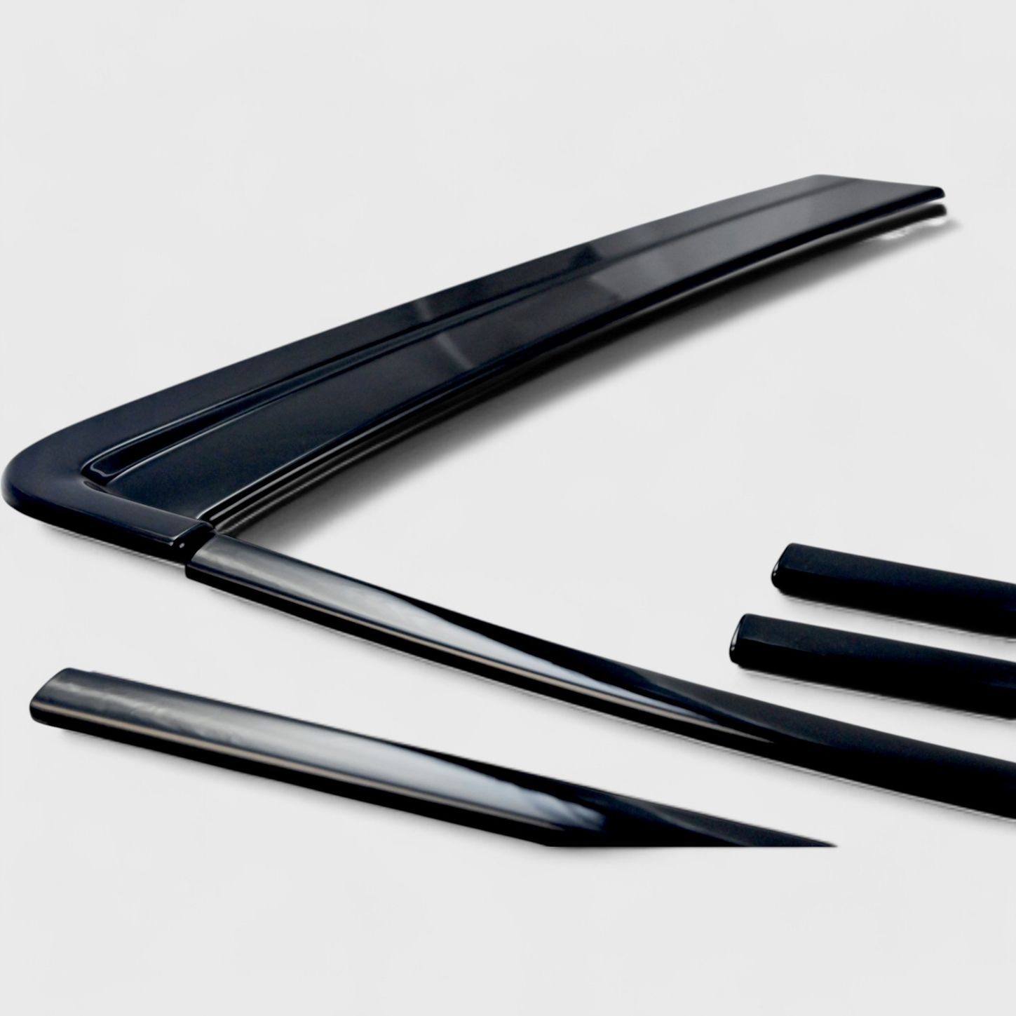 Torox Gloss Black Lower Tailgate Handle Cover For 2015-2020 Chevy Tahoe Suburban GMC Yukon, ABS Plastic