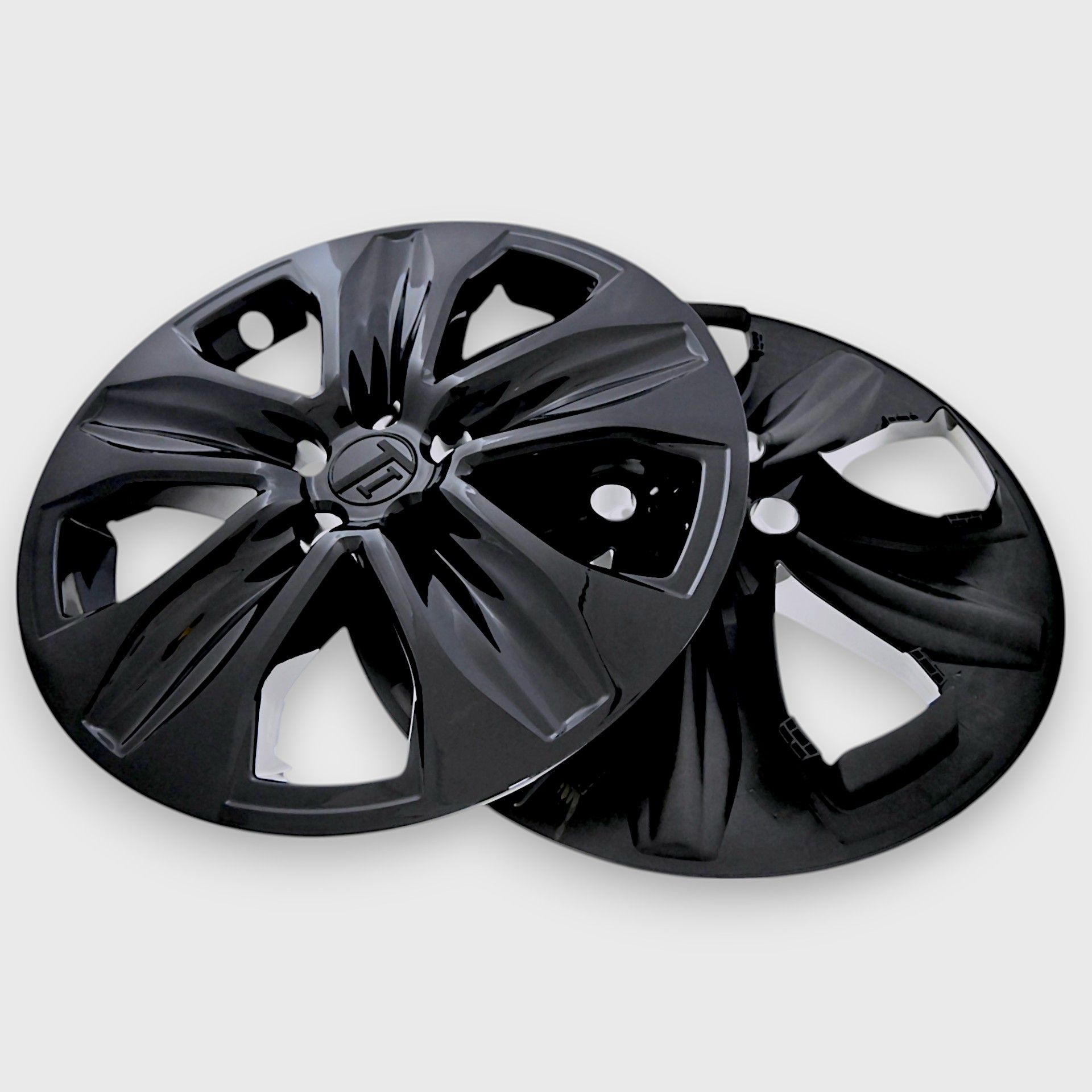 20-26 Toyota Highlander 8 Piece Gloss Black Snap-on Wheel Skin Set