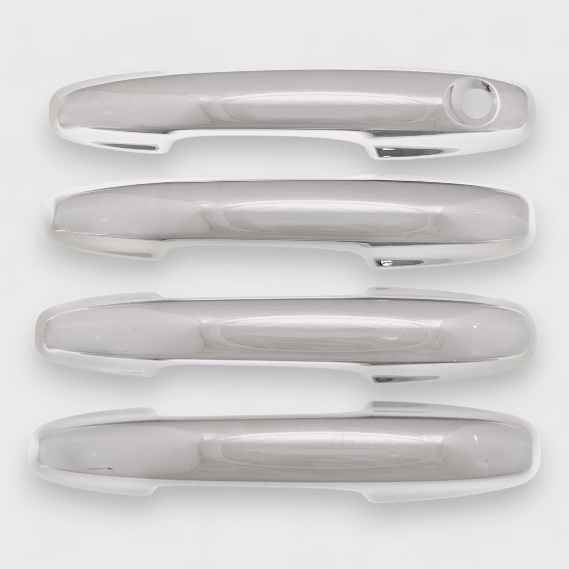 20-26 Ford Escape Works over Keyless Sensors 4 Piece Chrome Snap-on W/Tape Patented Door Handle Cover