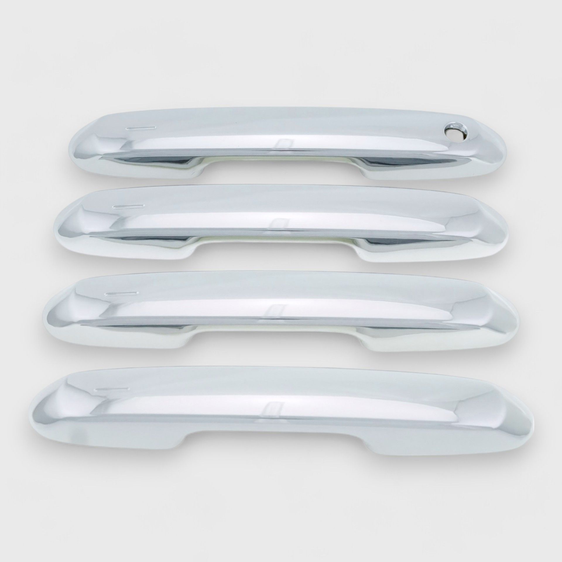 24-25 Lexus GX550, 24-26 Toyota Grand Highlander/Land Cruiser Works over Keyless Sensors 4 Piece Chrome Snap-on W/Tape Patented Door Handle Cover