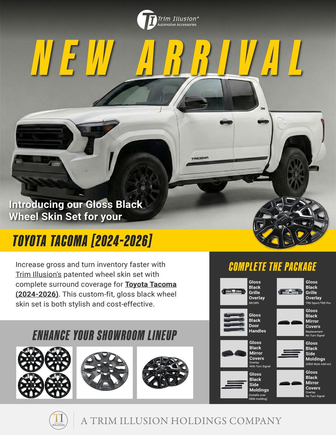 WSK833-17BLK (Toyota Tacoma) New Arrival Flyer