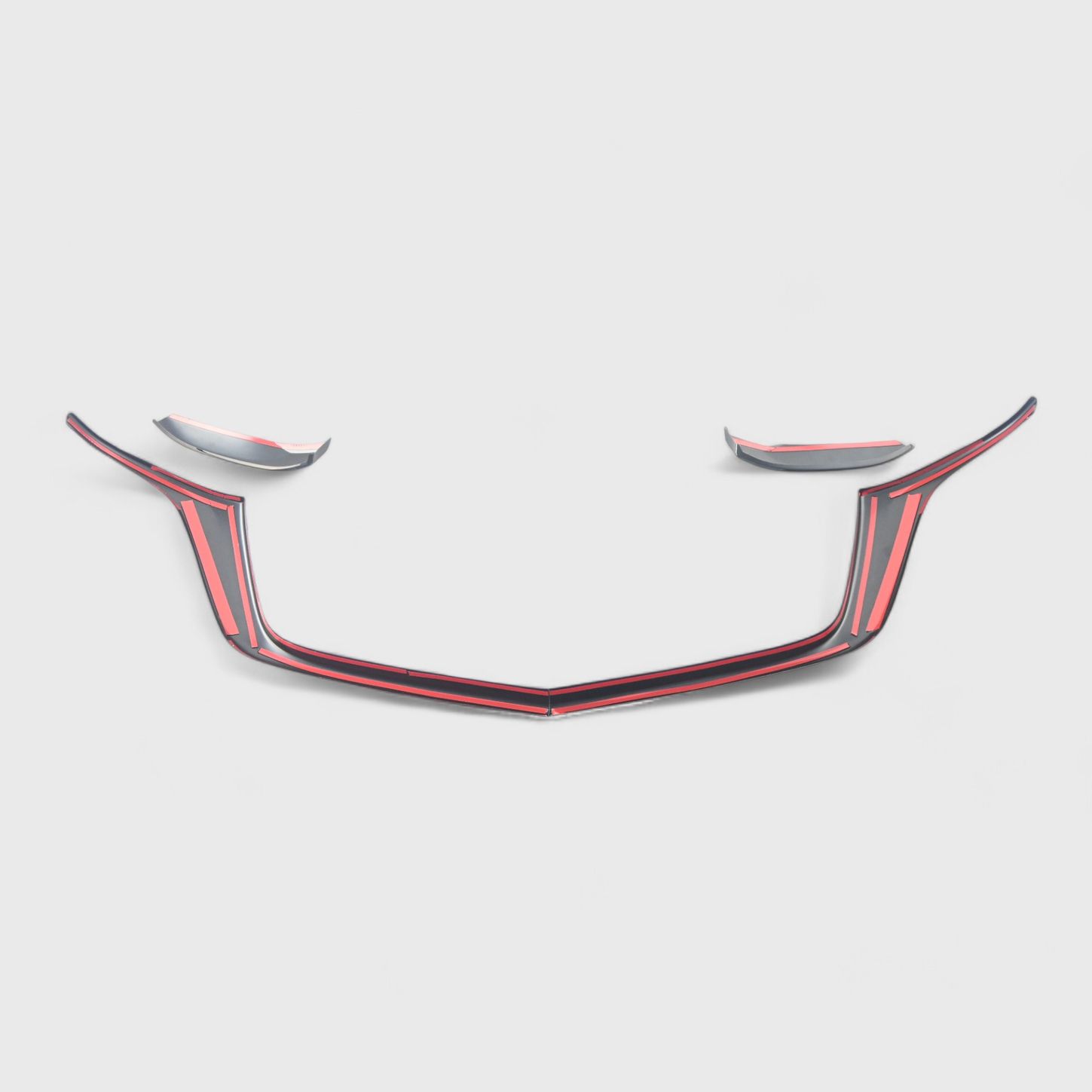 ABS6839BLK Gloss Black Grille Overlay for 24-25 Mazda CX-90 — Trim